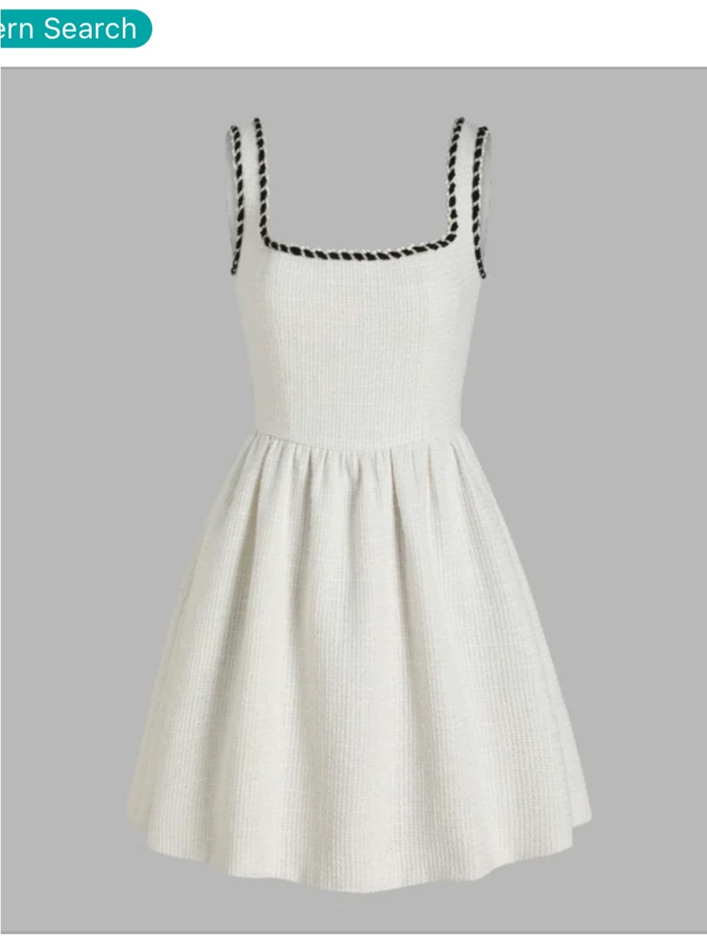 Cider Tweed Mini Dress U Neck Fit & Flare NWT - Picture 4 of 6